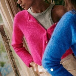 Sezane gaspard small fuchsia